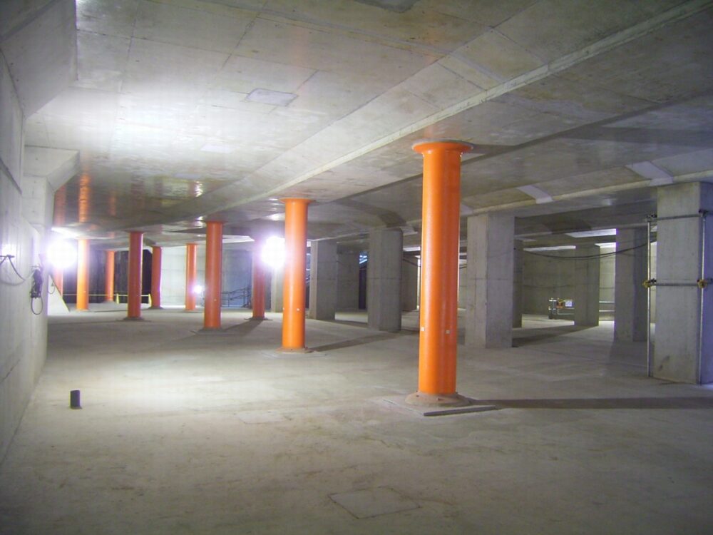 高速鉄道4号線中山駅工区土木工事