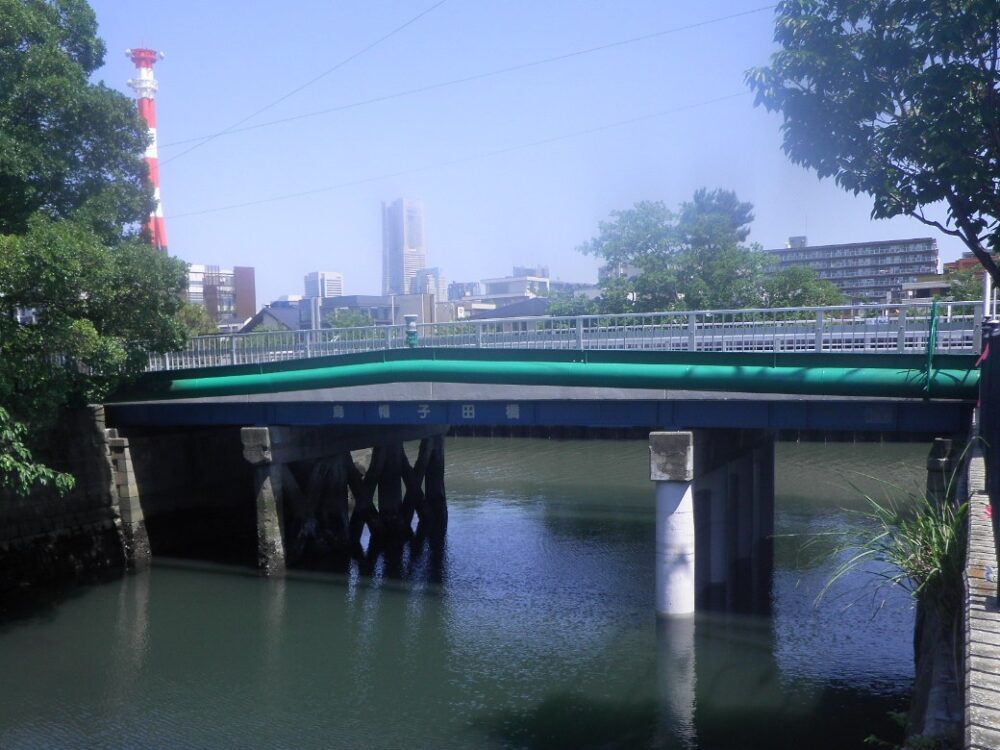 烏帽子田橋補修工事