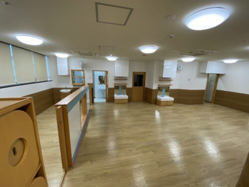 すまいるおおふな保育園　新築（内装）工事
