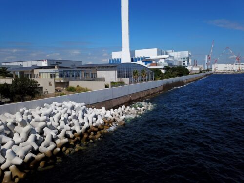 金沢(幸浦)地区水際線災害対策工事(その1･パラペット嵩上げ工)